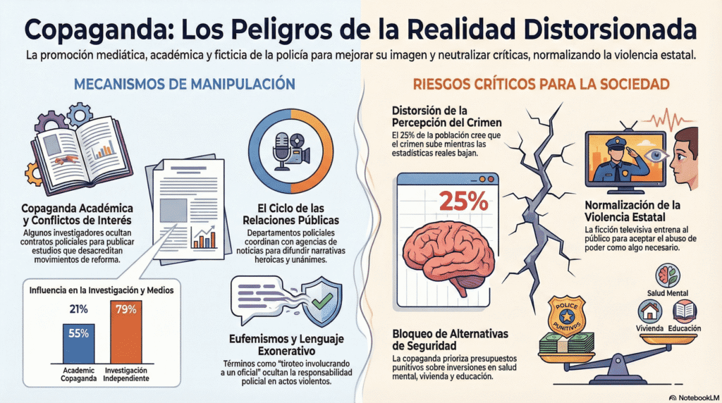 Infografía sobre la copaganda