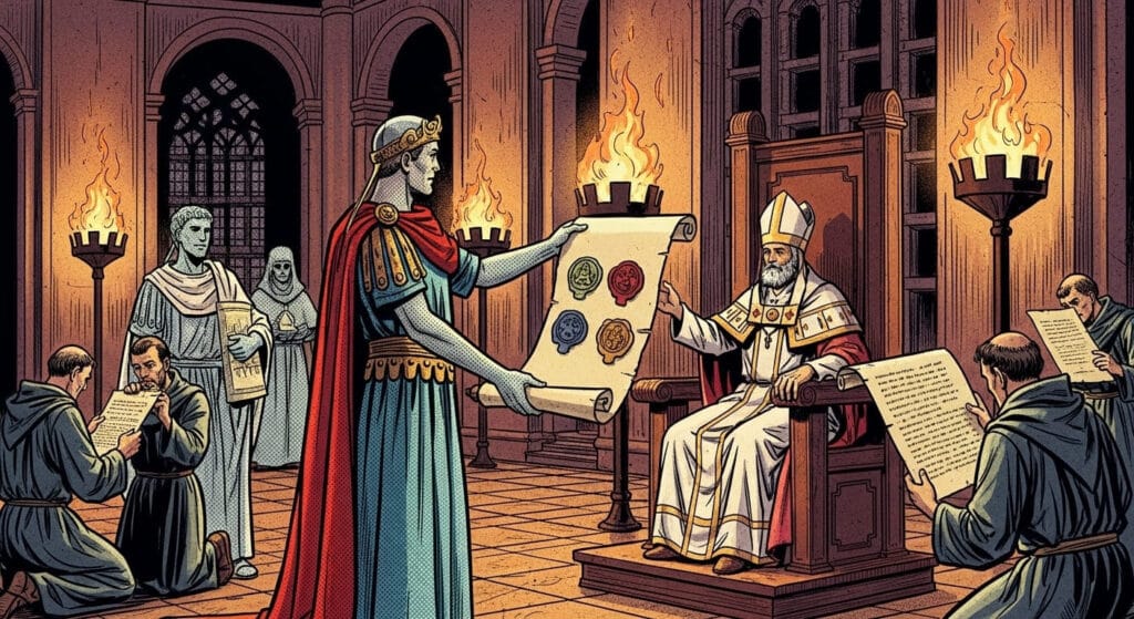 La Donación de Constantino: el famoso documento falso que ejemplifica las fake news históricas en la Iglesia medieval