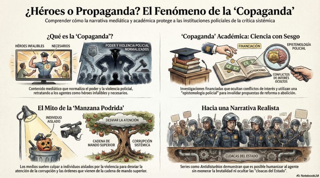 Infografía sobre la copaganda
