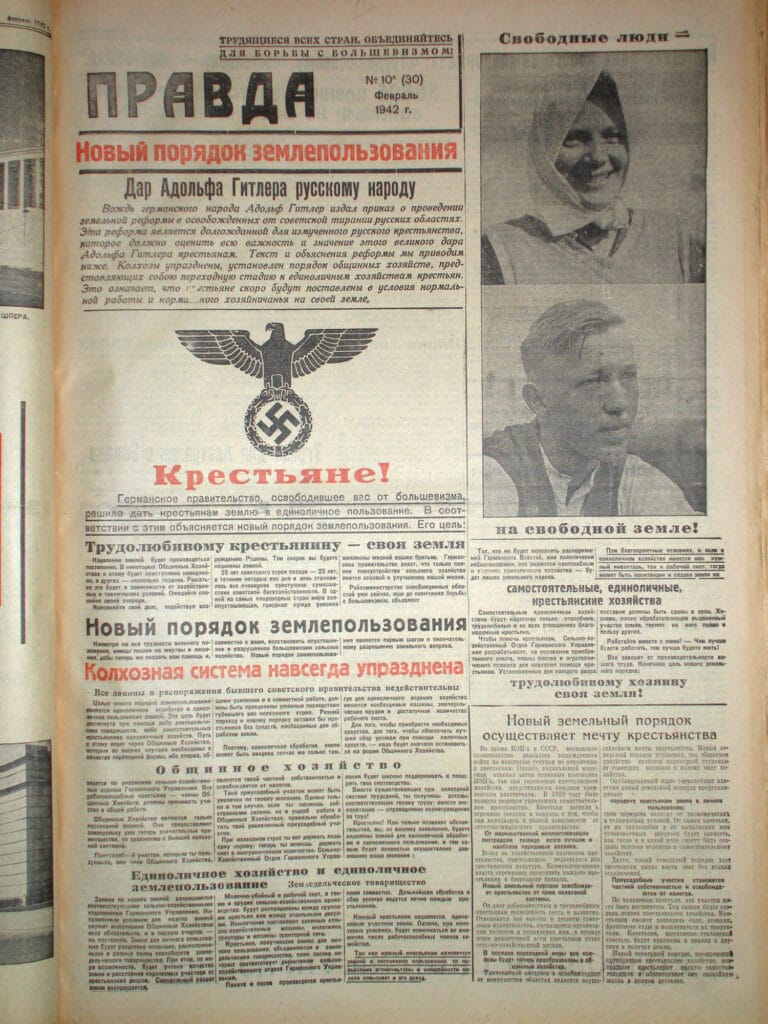 Ejemplar de falso Prada editado por los nazis
