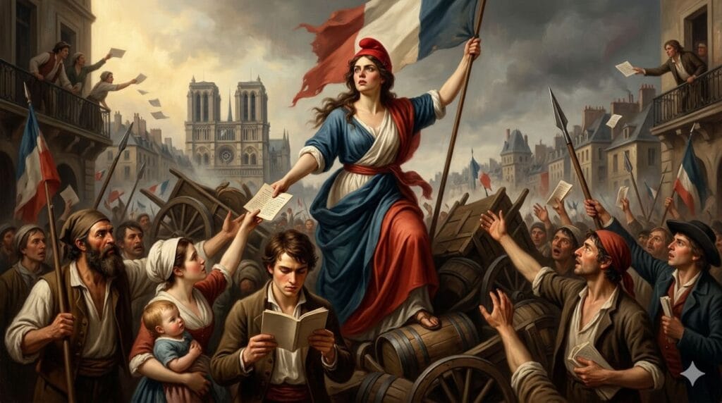 Alegoría de la propaganda de la revolución francesa
